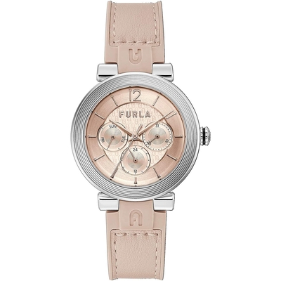 Product Γυναικείο Ρολόι Furla Ww00011001L1 (38mm) Καουτσούκ Λουράκι Ροζ base image