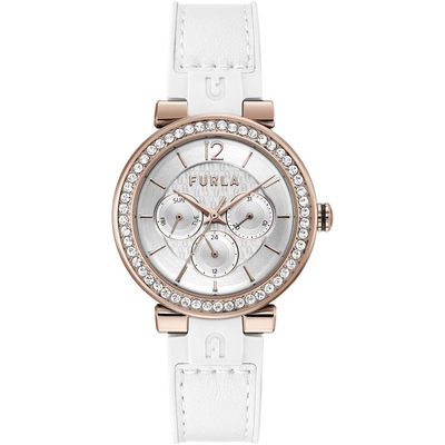 Product Γυναικείο Ρολόι Furla Ww00011003L3 (38mm) Καουτσούκ Λουράκι Λευκό base image