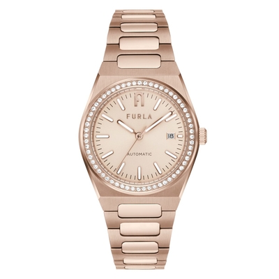 Product Γυναικείο Ρολόι Furla Ww00012002L3 (38mm) Μεταλλικό Μπρασελέ Ροζ base image