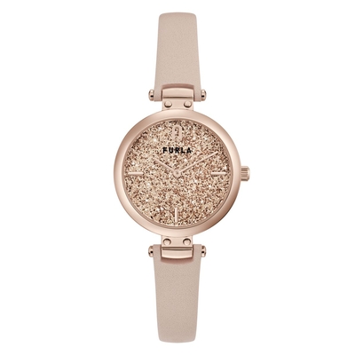 Product Γυναικείο Ρολόι Furla Ww00018008L3 (38mm) Δερμάτινο Λουράκι Ροζ base image