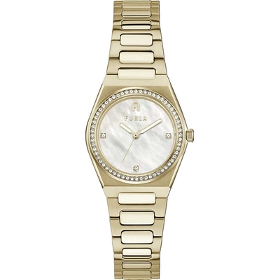 Product Γυναικείο Ρολόι Furla Ww00020001L2 (30mm) Μεταλλικό Μπρασελέ Χρυσό base image