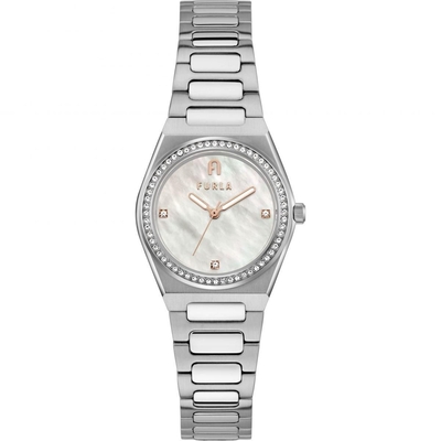 Product Γυναικείο Ρολόι Furla Ww00020003L1 (30mm) Μεταλλικό Μπρασελέ Ασημί base image