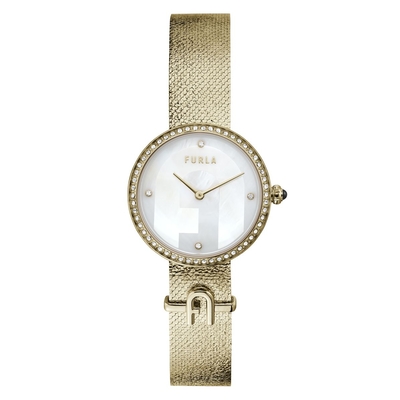 Product Γυναικείο Ρολόι Furla Ww00022001L2 (32mm) Μεταλλικό Μπρασελέ Χρυσό base image