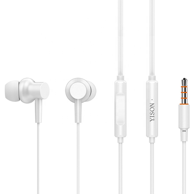 Product Handsfree Ακουστικά Yison με μικρόφωνο X2, 3.5mm, 1.36m, λευκά base image