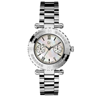 Product Ρολόι Unisex GC X42107L1S (34mm) Μεταλλικό Μπρασελέ Ασημί base image