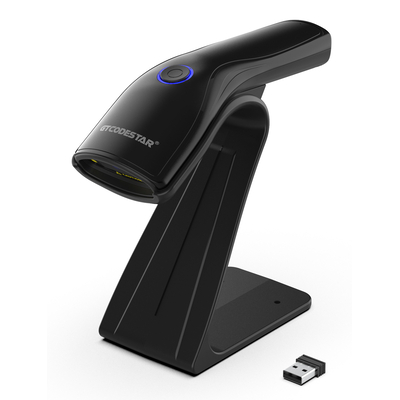 Product Barcode Scanner Gtcodestar X-9200L με Βάση, 1D & 2D, Ενσύρματο & Ασύρματο, 800mAh, Μαύρο base image