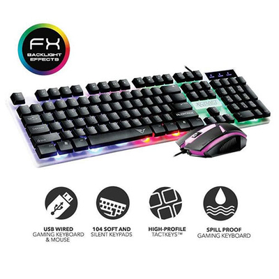 Product Σετ Πληκτρολόγιο Και Ποντίκι Ενσύρματο Alcatroz RGB Waterproof X-CRAFT XC1000 base image