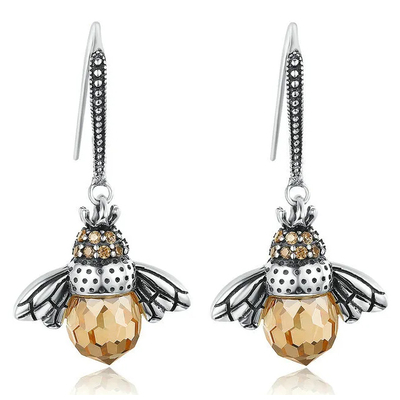 Product Σκουλαρίκι Bamoerα Κρεμαστά Yie230-A, Κυβική Ζιρκόνια, Ασήμι 925, Ασημί base image