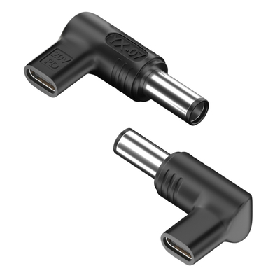 Product Αντάπτορας Τροφοδοσίας Powertech YX-07, USB-C σε HP 7.4x5mm, μαύρος base image