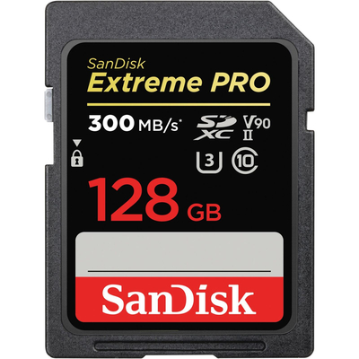 Product Κάρτα Μνήμης SDXC 128G SanDisk ExtremePRO V90 300MB UHS-II SDSDXDK-128G-GN4IN base image