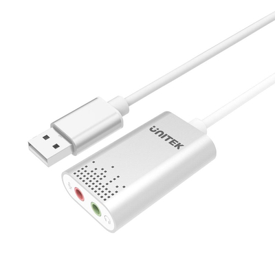 Product Κάρτα Ήχου UNITEK Y-247A audio converter Silver base image