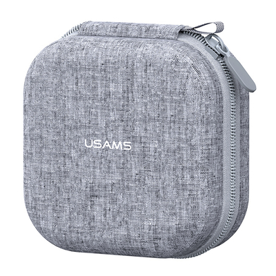 Product Θήκη Οργάνωσης Ακουστικών Usams Bluetooth Zb351, 9.5X9.5X5Cm, Γκρι base image