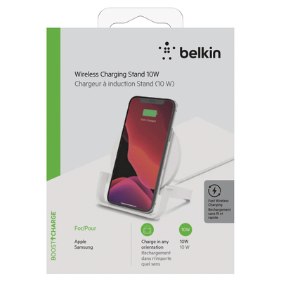 Product Ασύρματος Φορτιστής Belkin Stand 10W Micro-USB Cab. white base image