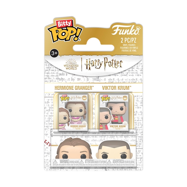 Funko Bitty Pop! 2-Pack: Harry Potter - Hermione Granger & Viktor Krum Vinyl Figures Funko Bitty Pop! 2-Pack: Harry Potter - Hermione Granger & Viktor Krum Vinyl Figures