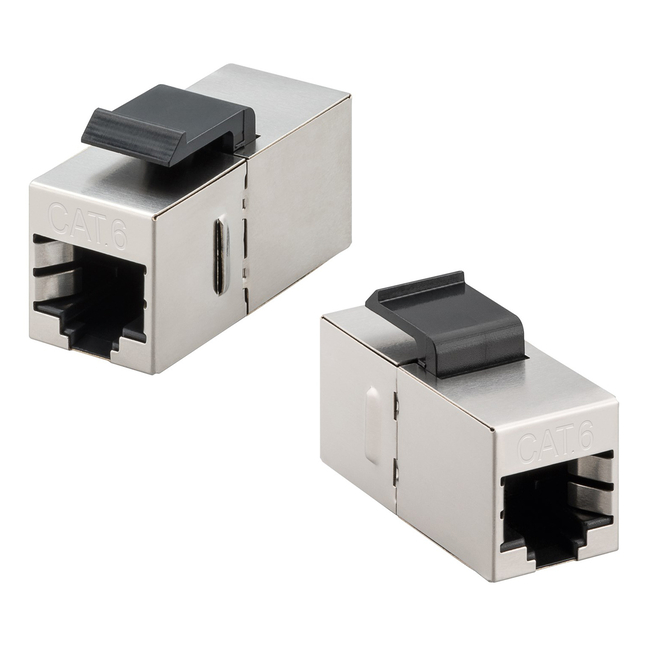 Keystone RJ45 | Cat6a U/UTP (Blauw) Goobay Keystone RJ45 | Cat6a U/UTP (Blauw) Goobay