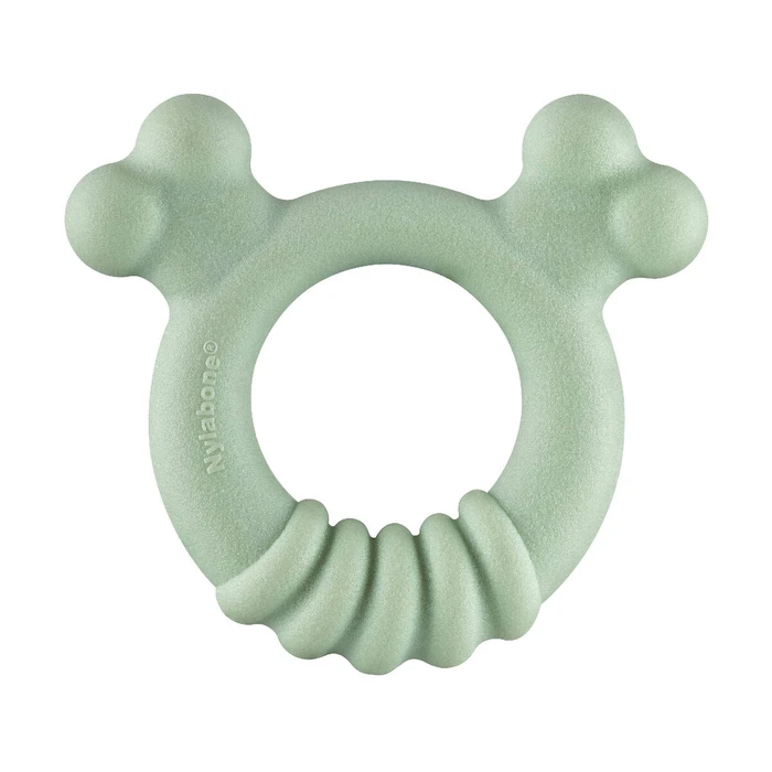 Μασητικό Οδοντοφυΐας Σκύλου Nylabone SENSORY TACTILE RING Πράσινο Βούτυρο αραχίδας Κοτόπουλο S 