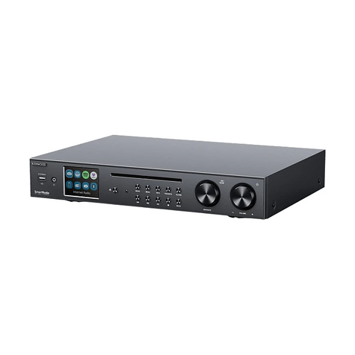 Kenwood KR-W8000 SCD Smart Hifi Δέκτης Hi‑Fi (μαύρος) με DAB+ και Internet ραδιόφωνο