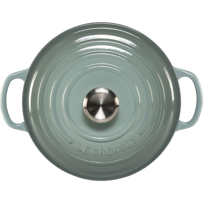 Le Creuset Signature Κατσαρόλα Στρογγυλή 20 cm Sea Salt