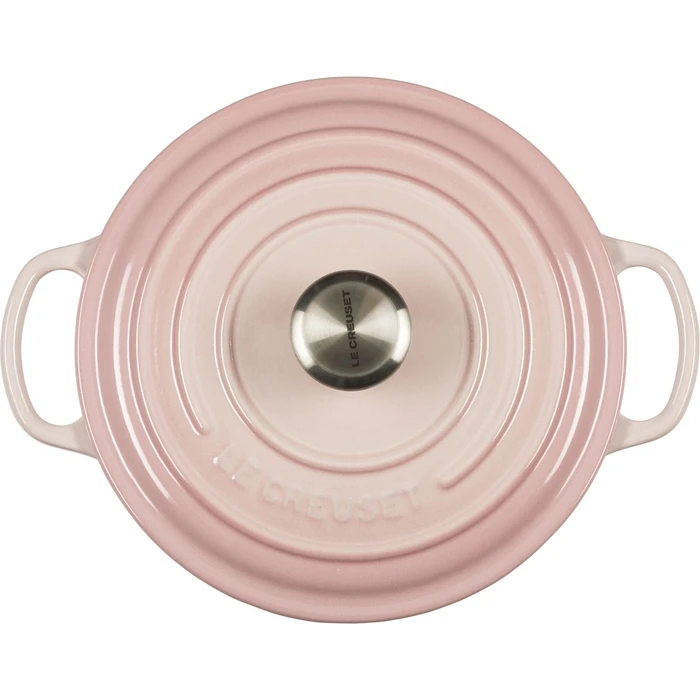 Le Creuset Signature Στρογγυλή Κατσαρόλα 20 cm - Shell Pink