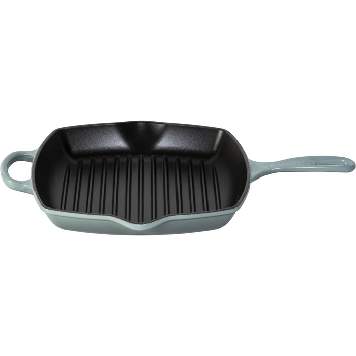 Le Creuset Grill Pan Cast Iron Square 26 cm - Sea Salt