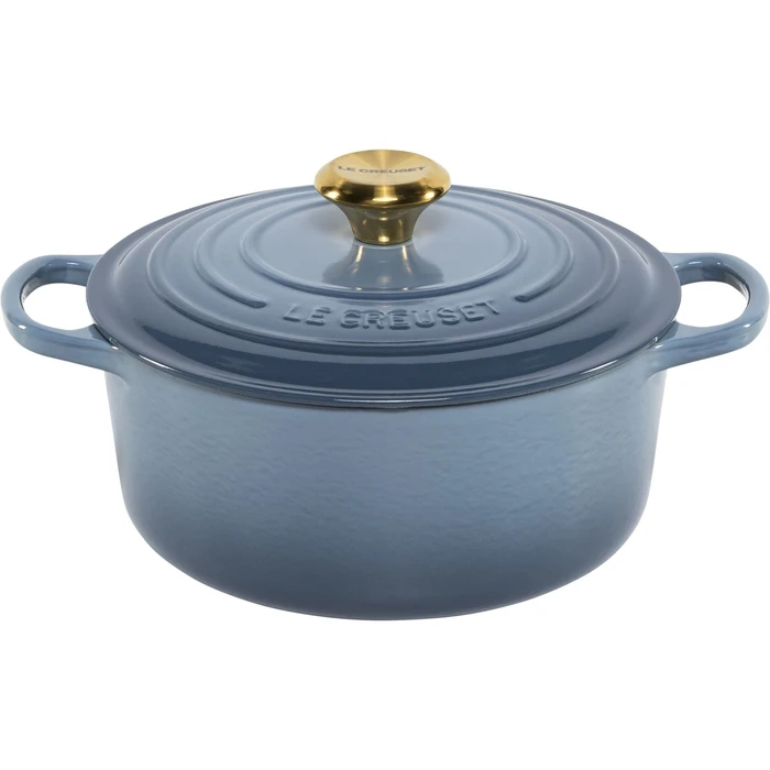 Le Creuset Signature Στρογγυλή Κατσαρόλα 24 cm Chambray