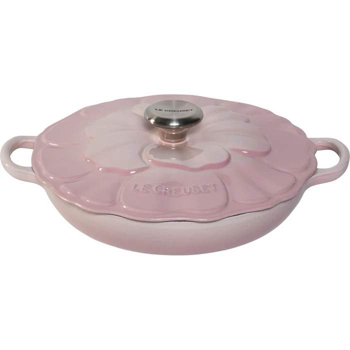 Le Creuset Gourmet Κατσαρόλα Flower 26 cm - Shell Pink