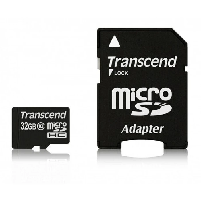 Κάρτα Μνήμης microSDHC 32GB Transcend Cl10SDHC