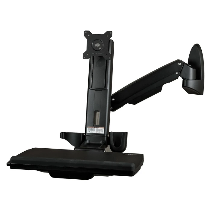 STARTECH.COM Wall-Mounted Sit/Stand Workstation - 1 Monitor up to 60.96 cm (24") - VESA - Height-Adjustable Ergonomic