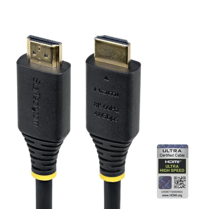 StarTech HDMI 2.1 Cable HDMI male - HDMI male 0.5m Μαύρο