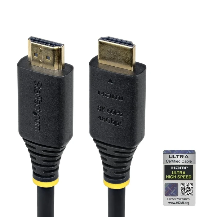 StarTech HDMI 2.1 Cable HDMI male - HDMI male Μαύρο HDMI21-CBL-8K60-4M