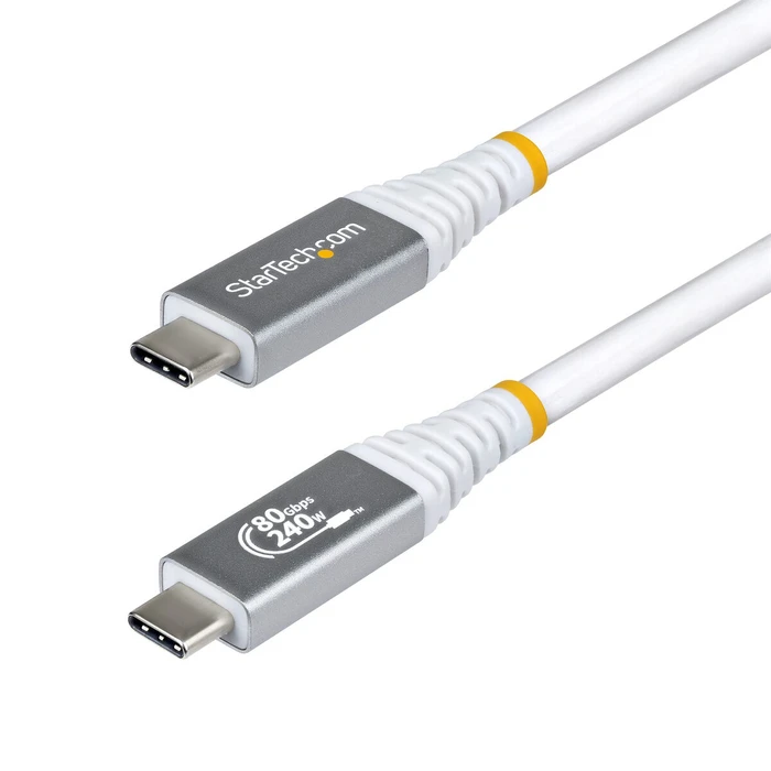 Καλώδιο USB Startech CC1M80GUSB4CABLEW Λευκό 1 m