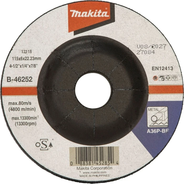 Makita Σμουπδίσκος 115x6mm για ατσάλι