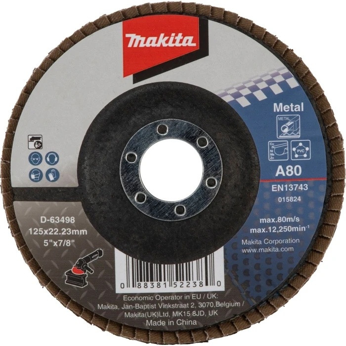 Makita Fächerschleifscheibe 125mm A80