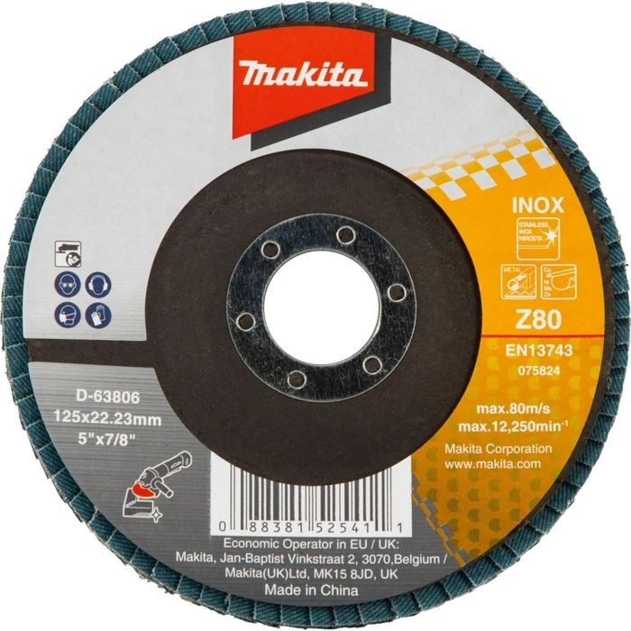 Makita Fächerschleifscheibe 125mm Z80