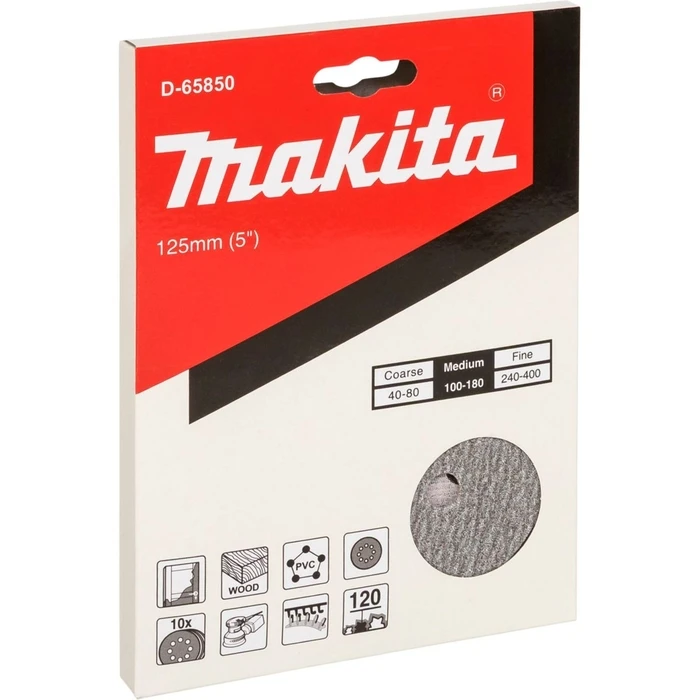 Schleifpapier Γυαλόχαρτα Makita Schleifpap. Kl. 125mm K120(10)