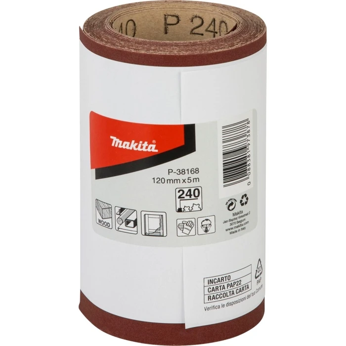 Makita Schleifpapier - Γυαλόχαρτα Sanding Roll 120mm x 5m K240