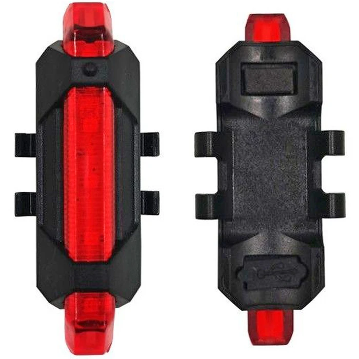 Φώς Ποδηλάτου Entac Πλαστικός 2W Κόκκινο