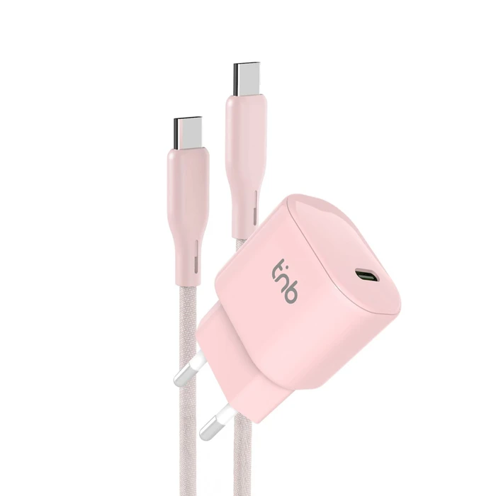 Φορτιστής κινητών 30W USB-C CHPDTC30BL TNB ροζ