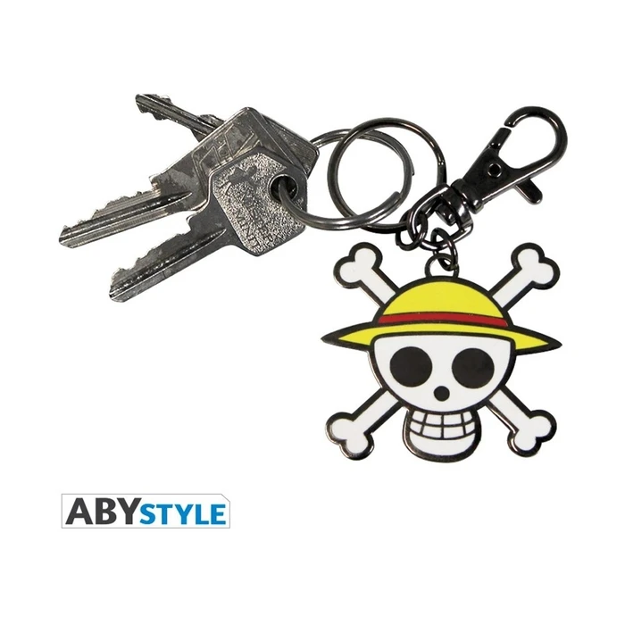 Μπρελόκ Abysse One Piece - Skull - Luffy Metal (ABYKEY004)
