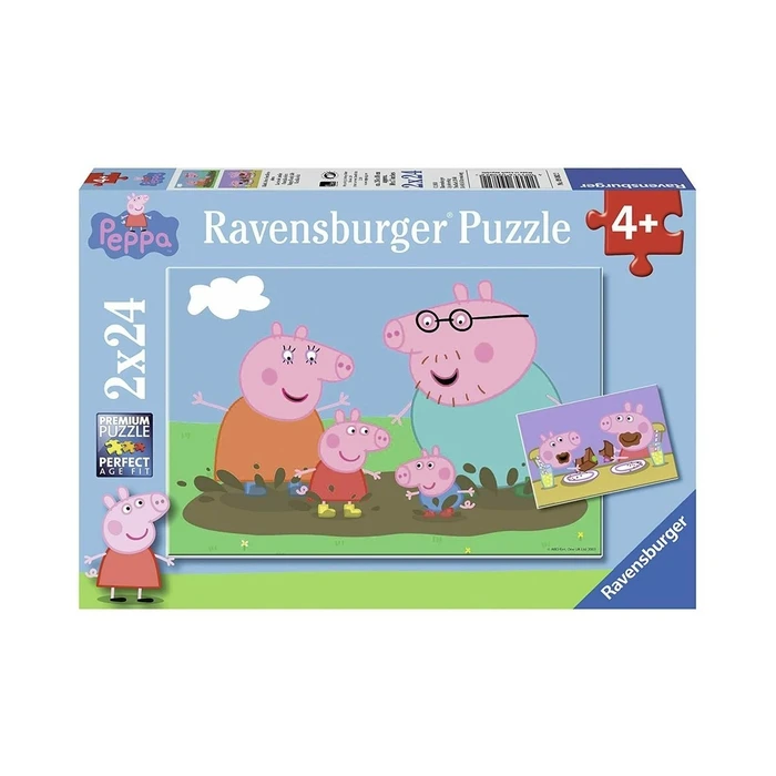 Παζλ Ravensburger Puzzle: Peppa Pig (2X24pcs) (09082)
