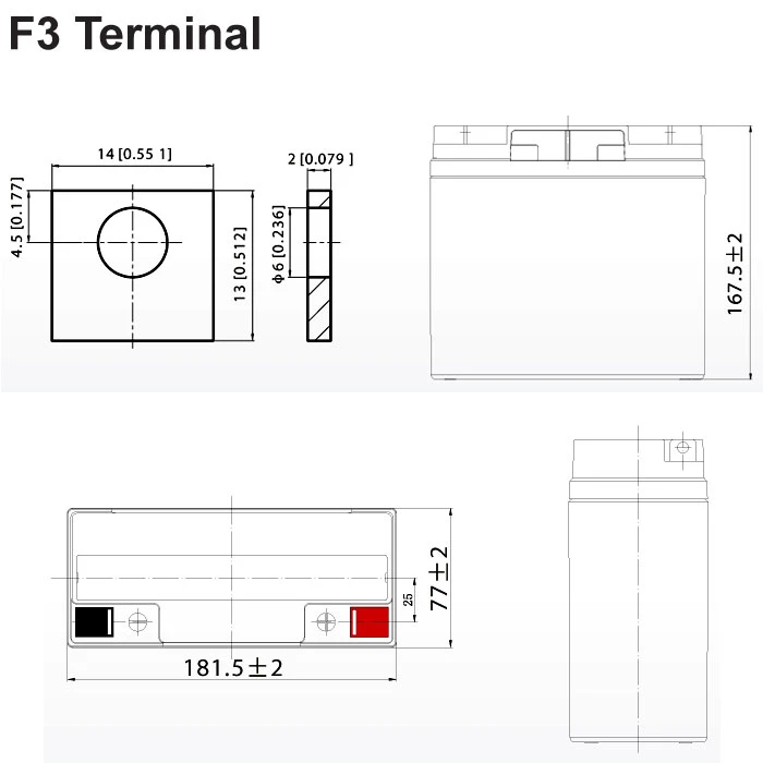 Μπαταρία Μολύβδου Ultracell 12V 18AH