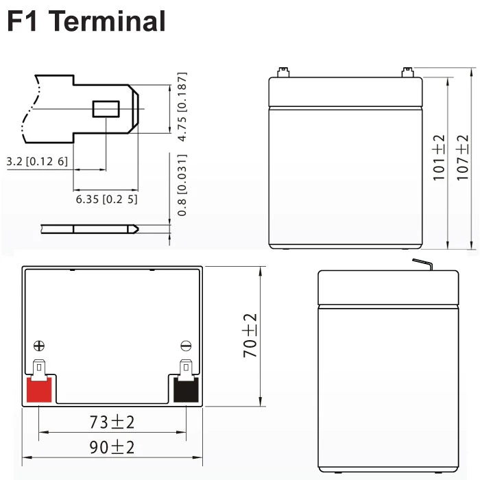 Μπαταρία Μολύβδου Ultracell 12V 5AH (9x7x10)