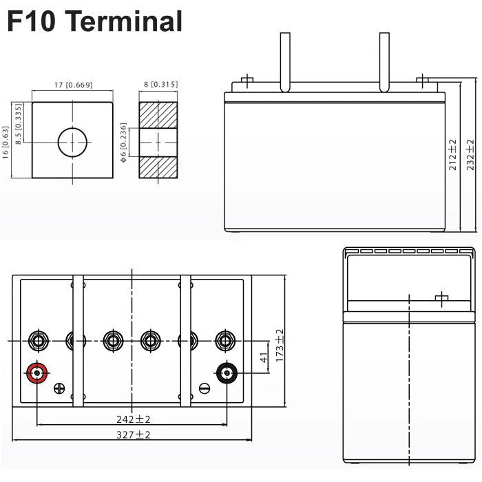Μπαταρία Μολύβδου Ultracell 12V 100AH