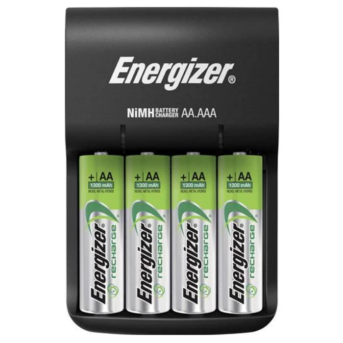 Φορτιστής Μπαταριών Energizer Base Ni-MH Μεγέθους AA/AAA Σετ με 4x AA 1300mAh
