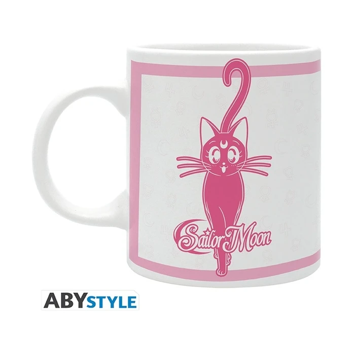 Abysse Sailor Moon & Luna Κούπα Κεραμική Λευκή 320ml ABYMUG144