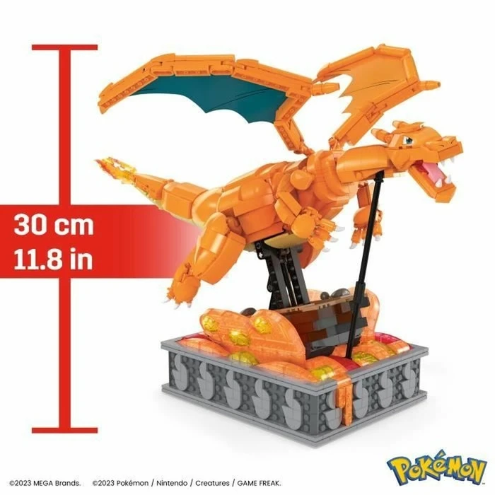 Τουβλάκια Pokemon Mega Construx - Motion Charizard 1664 Τεμάχια
