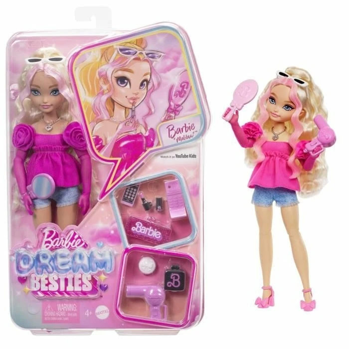 Κούκλα Mattel Barbie Dream Besties Malibu Dream Besties για 4+ ετών+ Ετώ
