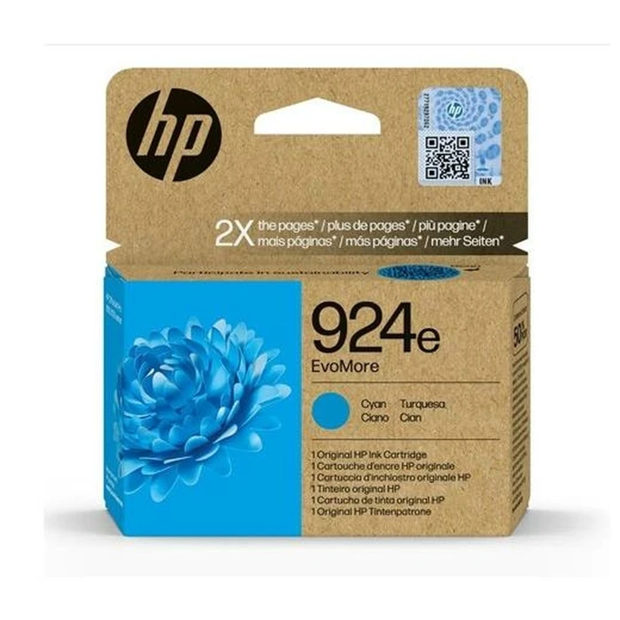 Αυθεντικό Μελάνι HP 00P OFFICEJET Pro 8120, 8130 SERIES - 924E Κυανό