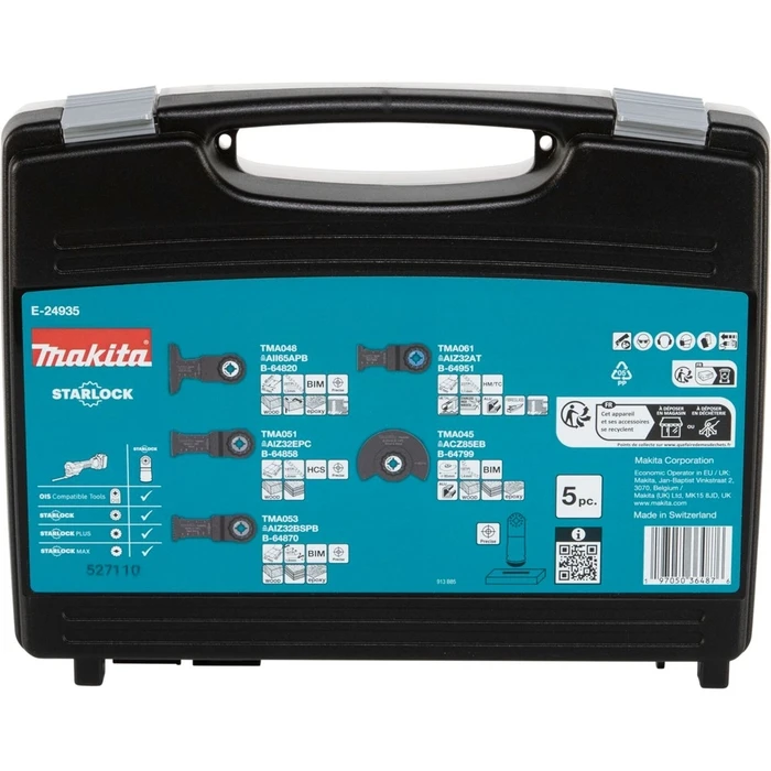 Makita Σέτ πολυεργαλείου STARLOCK 5 τεμ. E-24935