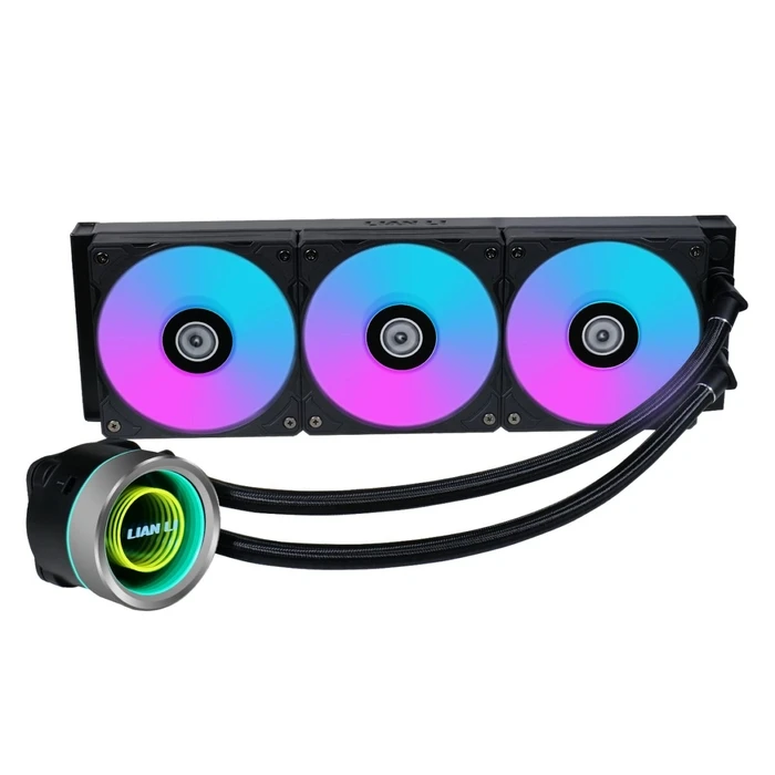 Υδρόψυξη Lian Li Galahad II Trinity 360 Black - AIO GPU with ARGB Fans
